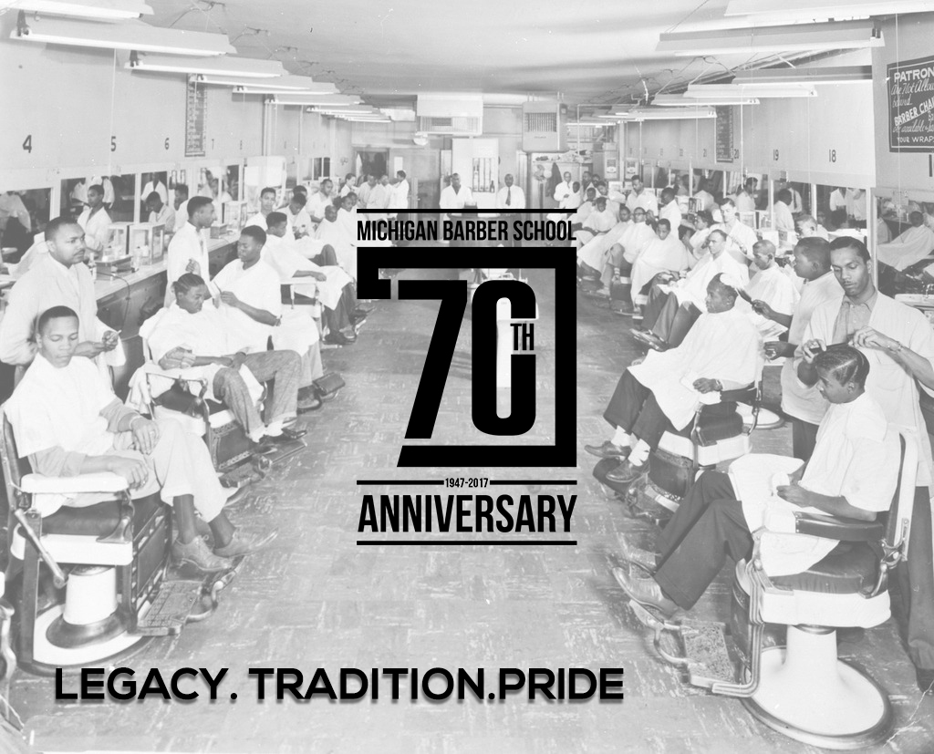 Michigan Barber School 70 years in black and white