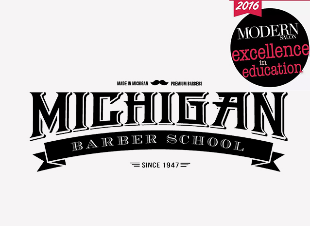 Michigan Barber School logo